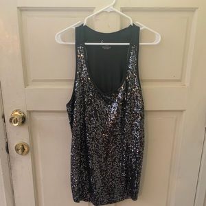Sequin tank top
